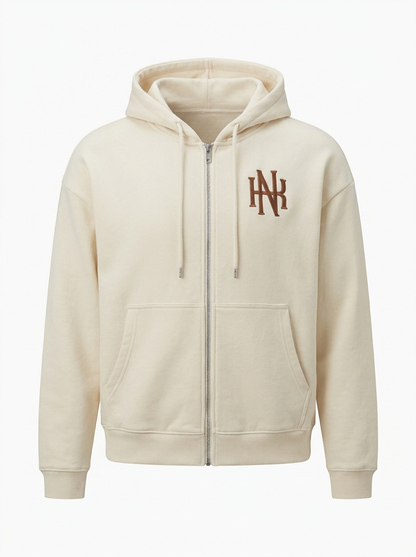 Origin Zip Hoodie - front, clean studio shot
