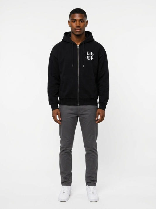 The Origin Hoodie - model front view